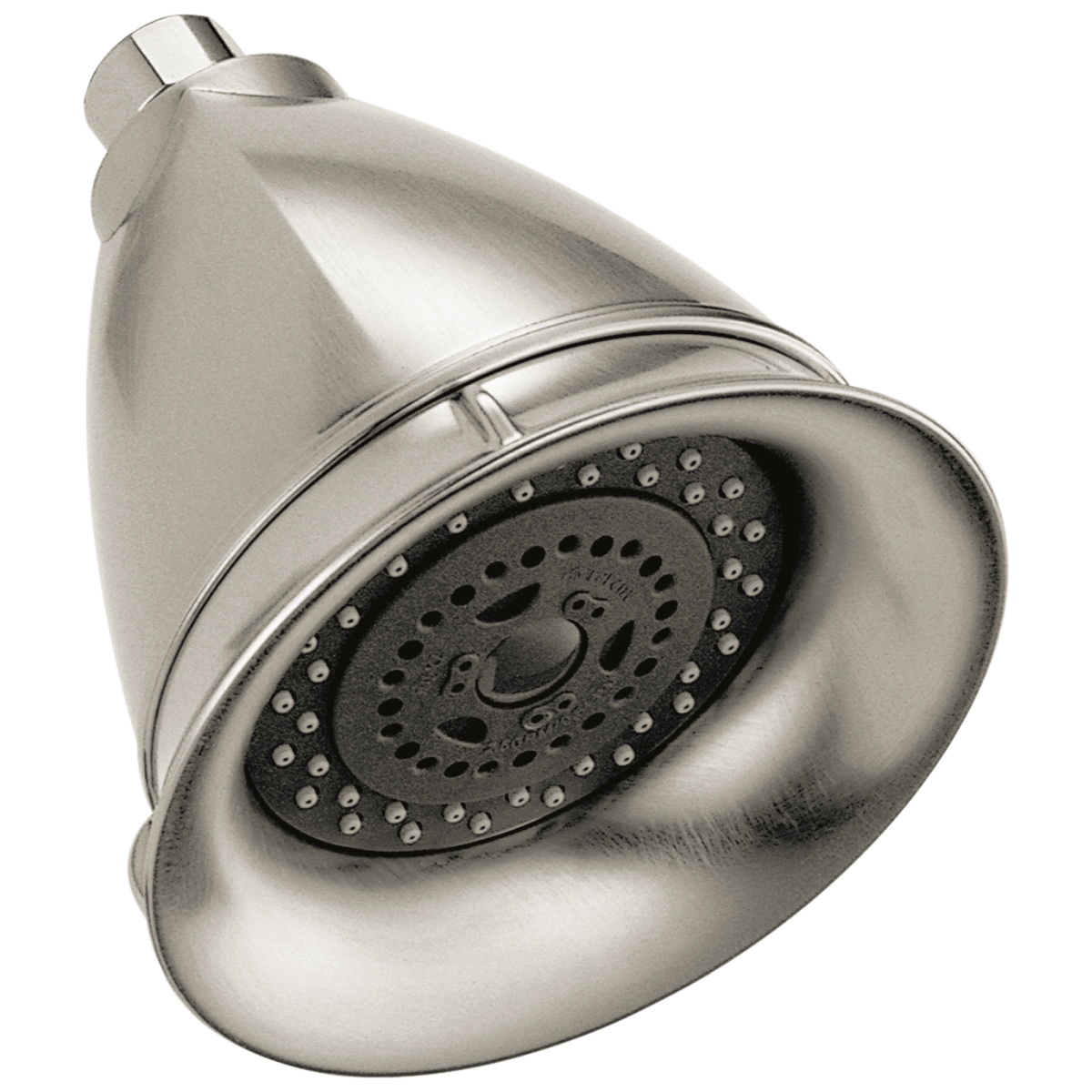 BRIZO Essential Shower 5" Classic Round H2Okinetic Multi-Function Wall Mount Showerhead — Luxe Nickel