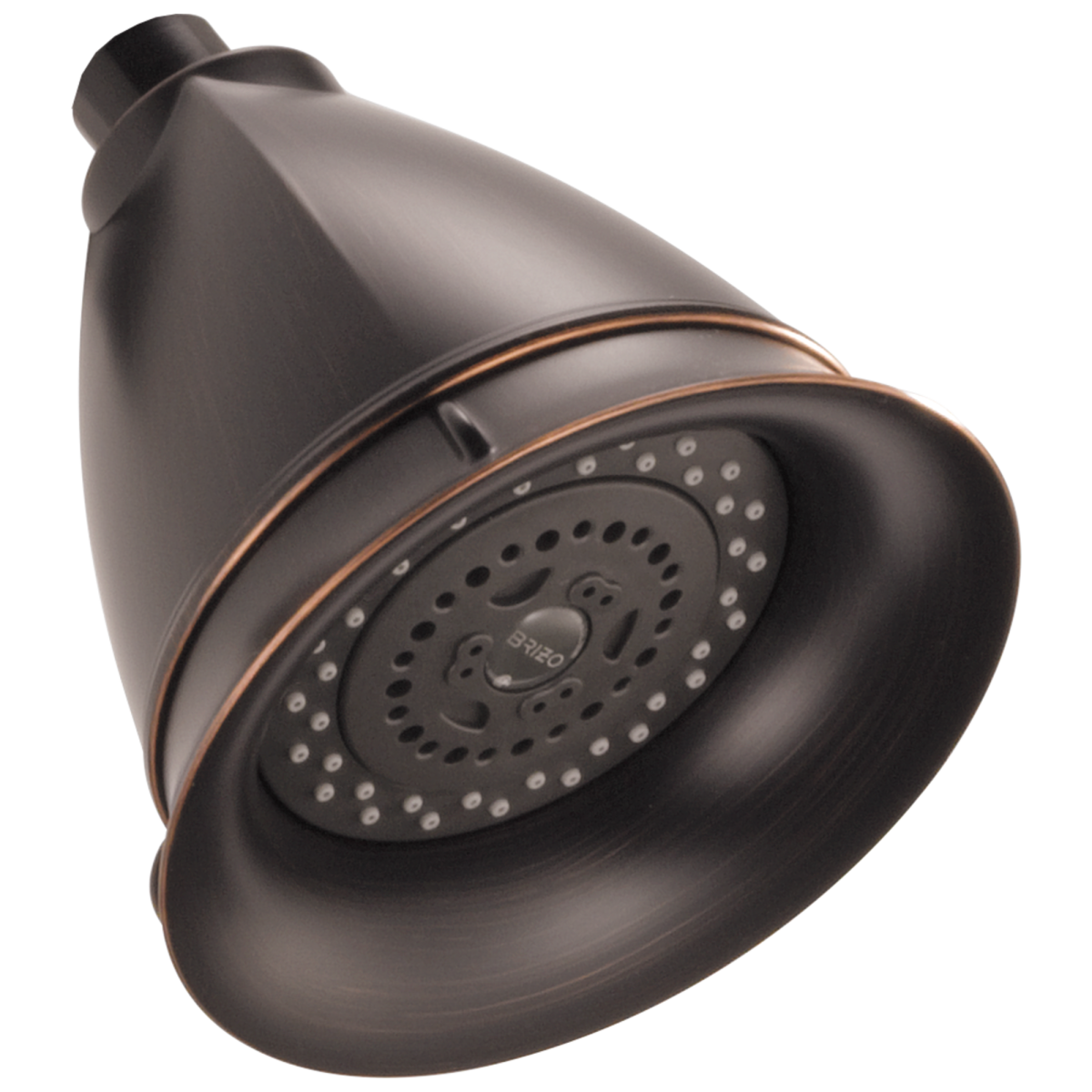 BRIZO Essential Shower 5" Classic Round H2Okinetic Multi-Function Wall Mount Showerhead — Venetian Bronze