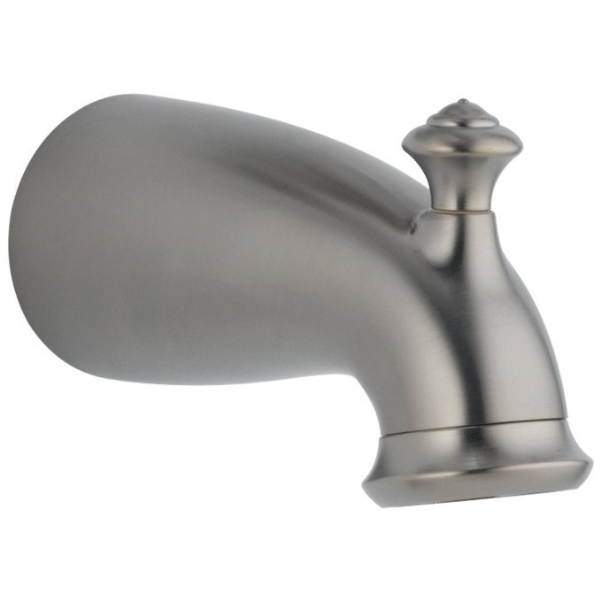 DELTA Leland Tub Spout - Pull-Up Diverter — Stainless