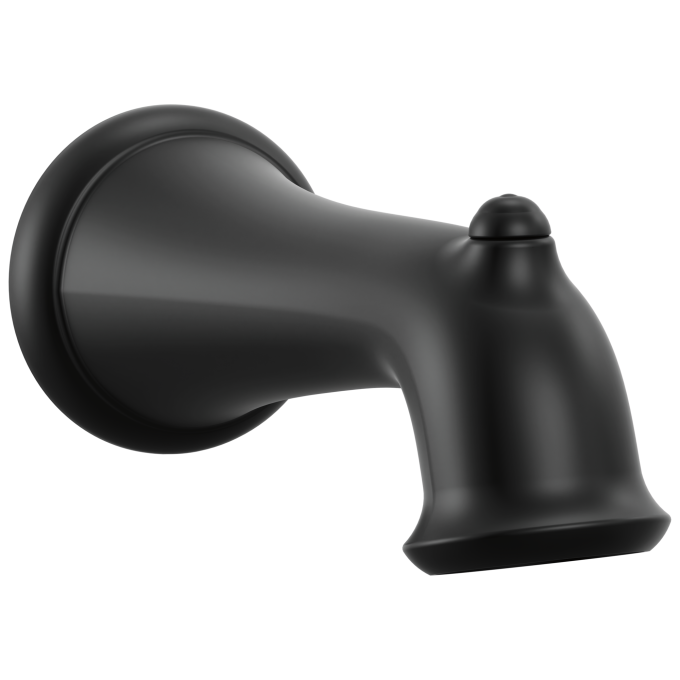DELTA Cassidy Tub Spout Non-Diverter — Matte Black