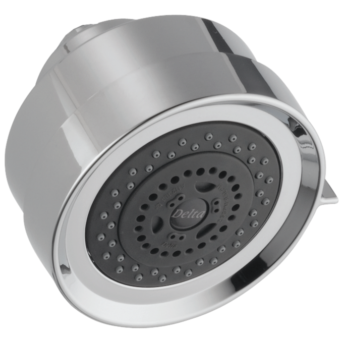 DELTA Universal Showering Components Premium 3-Setting Shower Head — Chrome