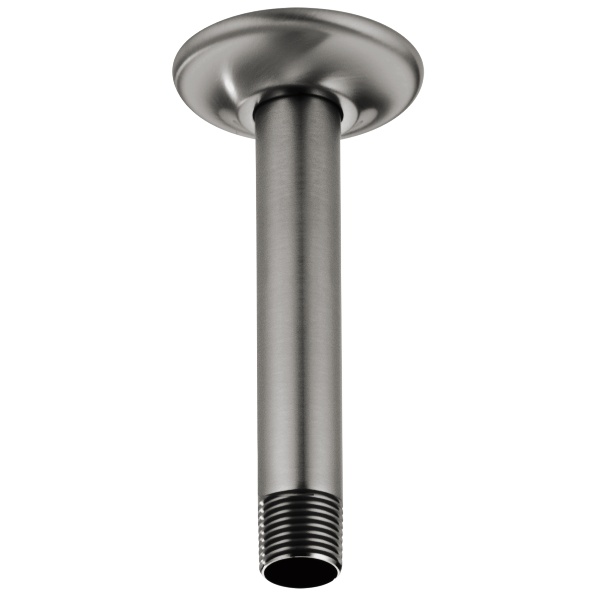 BRIZO Essential Shower 6" Ceiling Mount Shower Arm And Round Flange — Luxe Steel