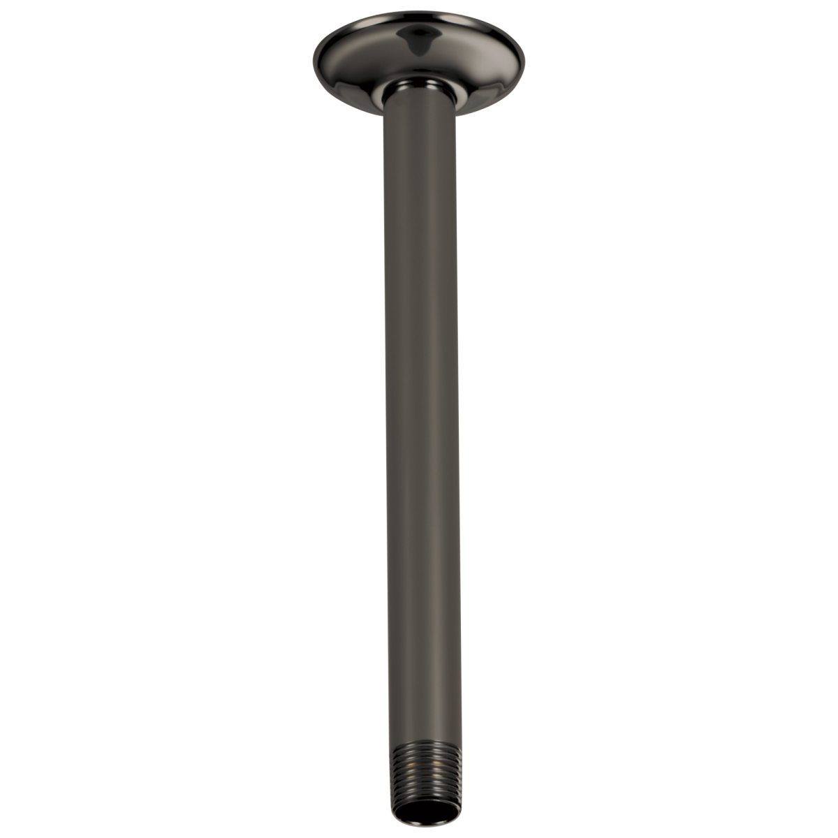 BRIZO Other 10" Ceiling Mount Shower Arm And Round Flange — Brilliance Black Onyx