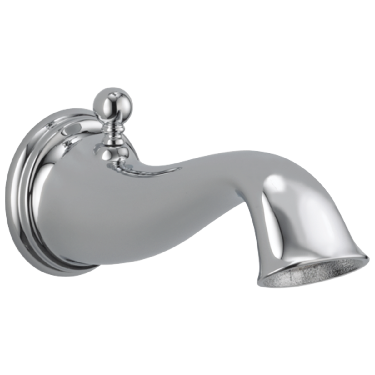 BRIZO Traditional Tub Spout - Pull-up Diverter — Chrome