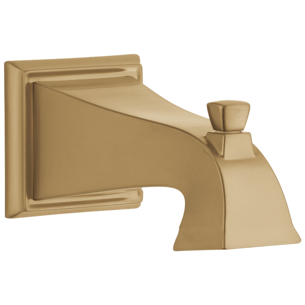 DELTA Dryden Tub Spout - Pull-Up Diverter — Champagne Bronze