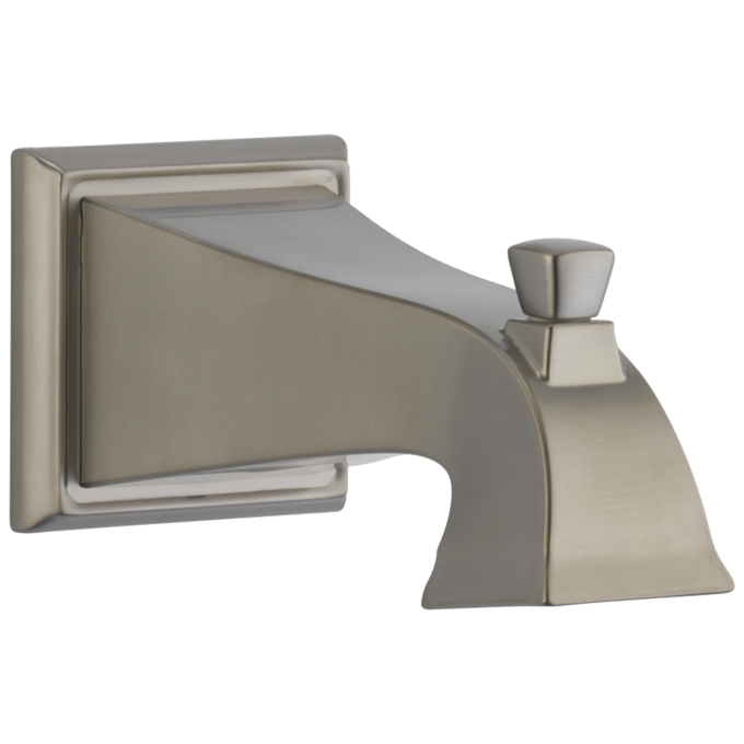 DELTA Dryden Tub Spout - Pull-Up Diverter — Stainless