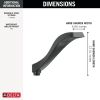 DELTA Dryden Hand Shower - Roman Tub — Matte Black