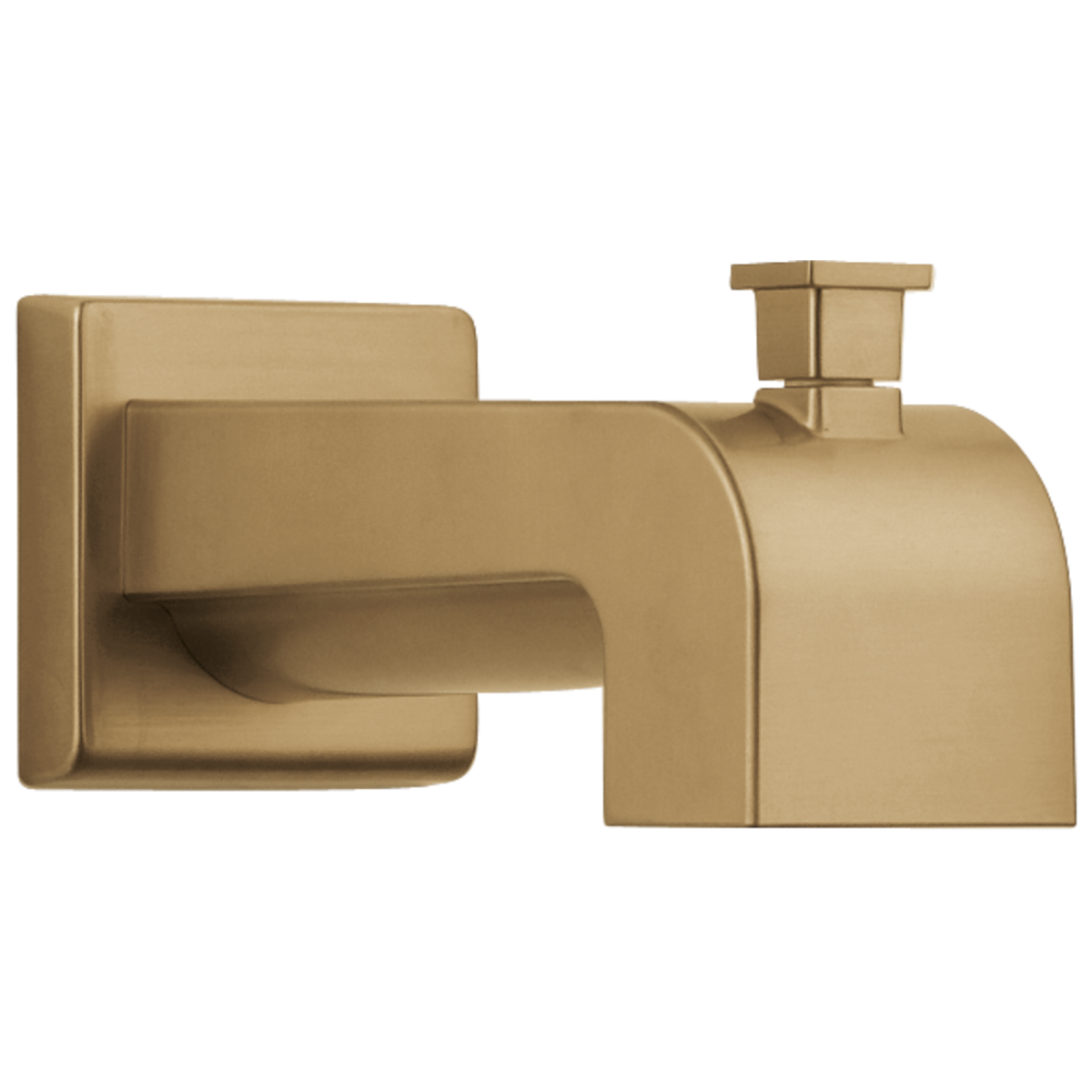 DELTA Vero Tub Spout - Pull-Up Diverter — Champagne Bronze