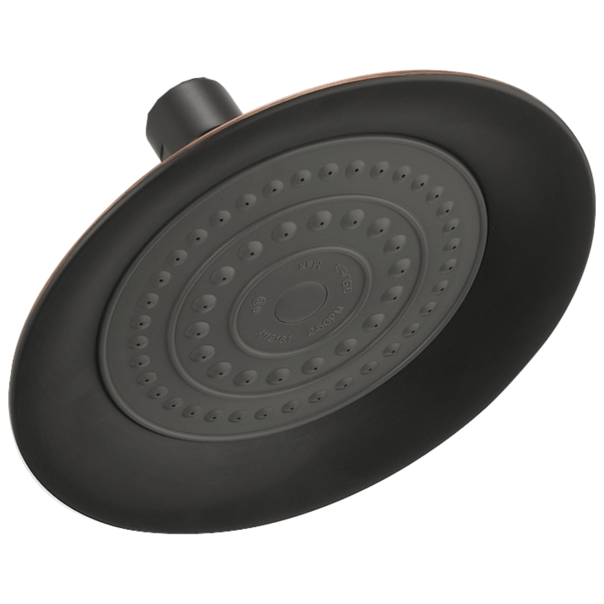 DELTA Universal Showering Components Single-Setting Raincan Shower Head — Oil Rubbed Bronze