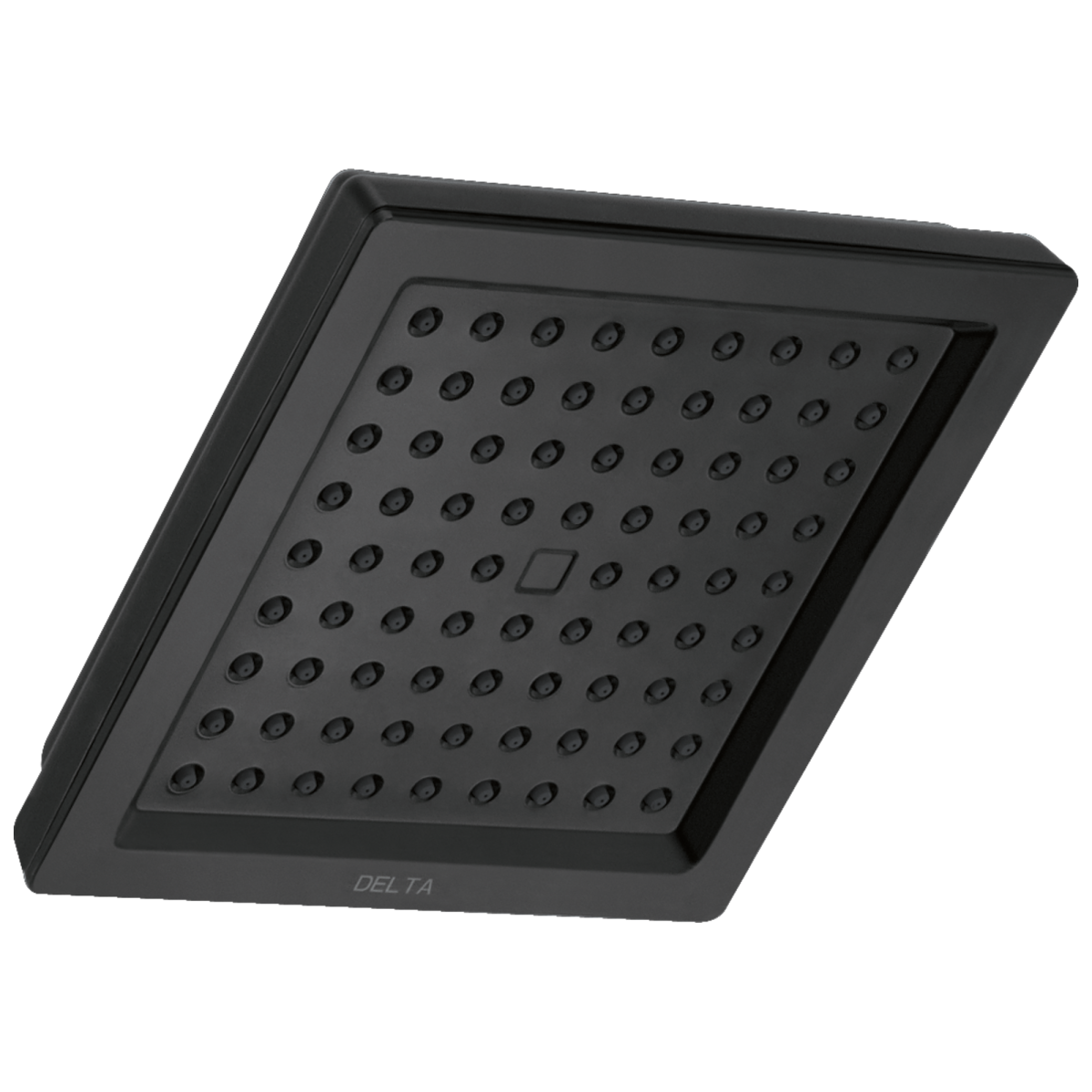 DELTA Universal Showering Components Single-Setting Raincan Shower Head — Matte Black