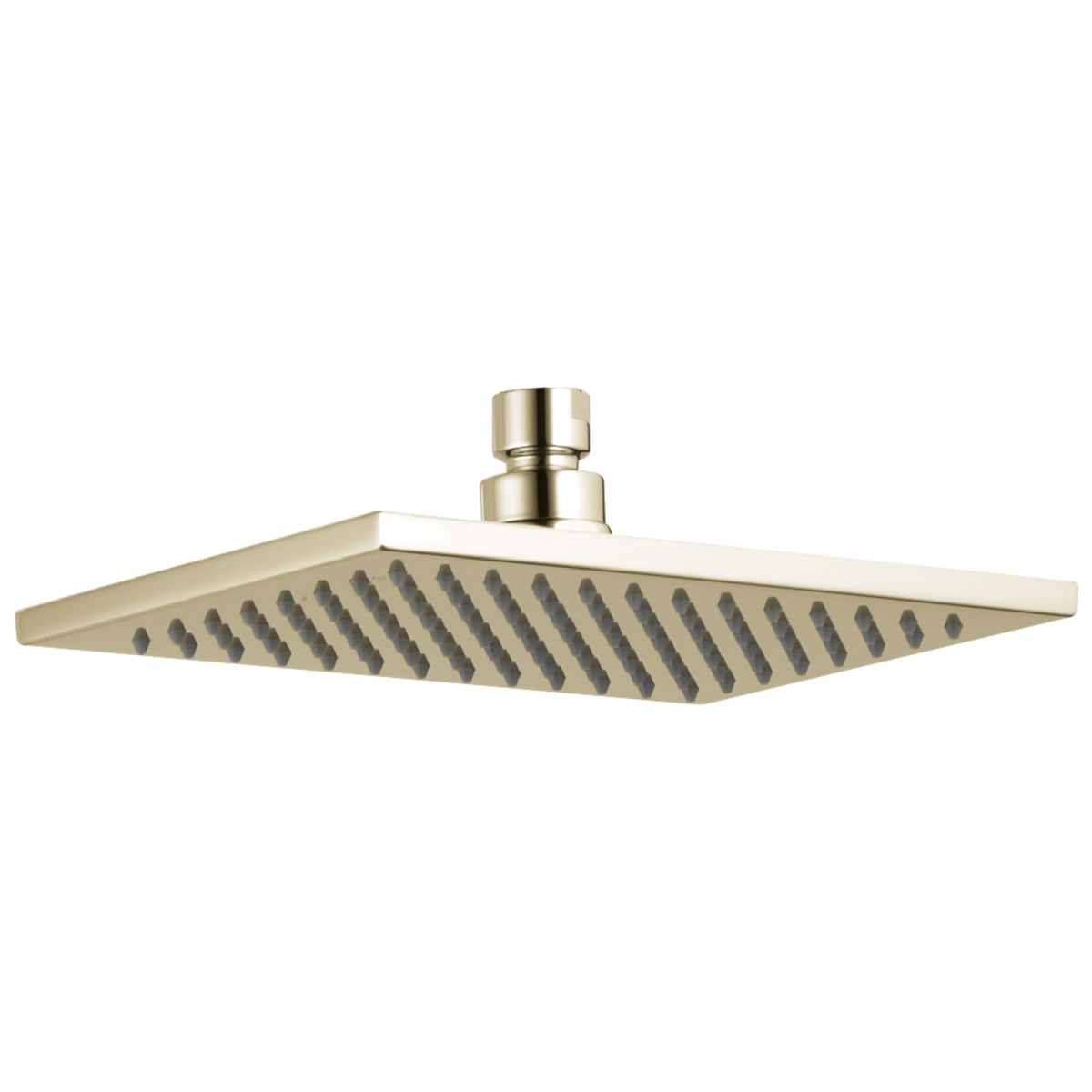 DELTA Universal Showering Components Single Setting Overhead Showerhead — Lumicoat® Polished Nickel