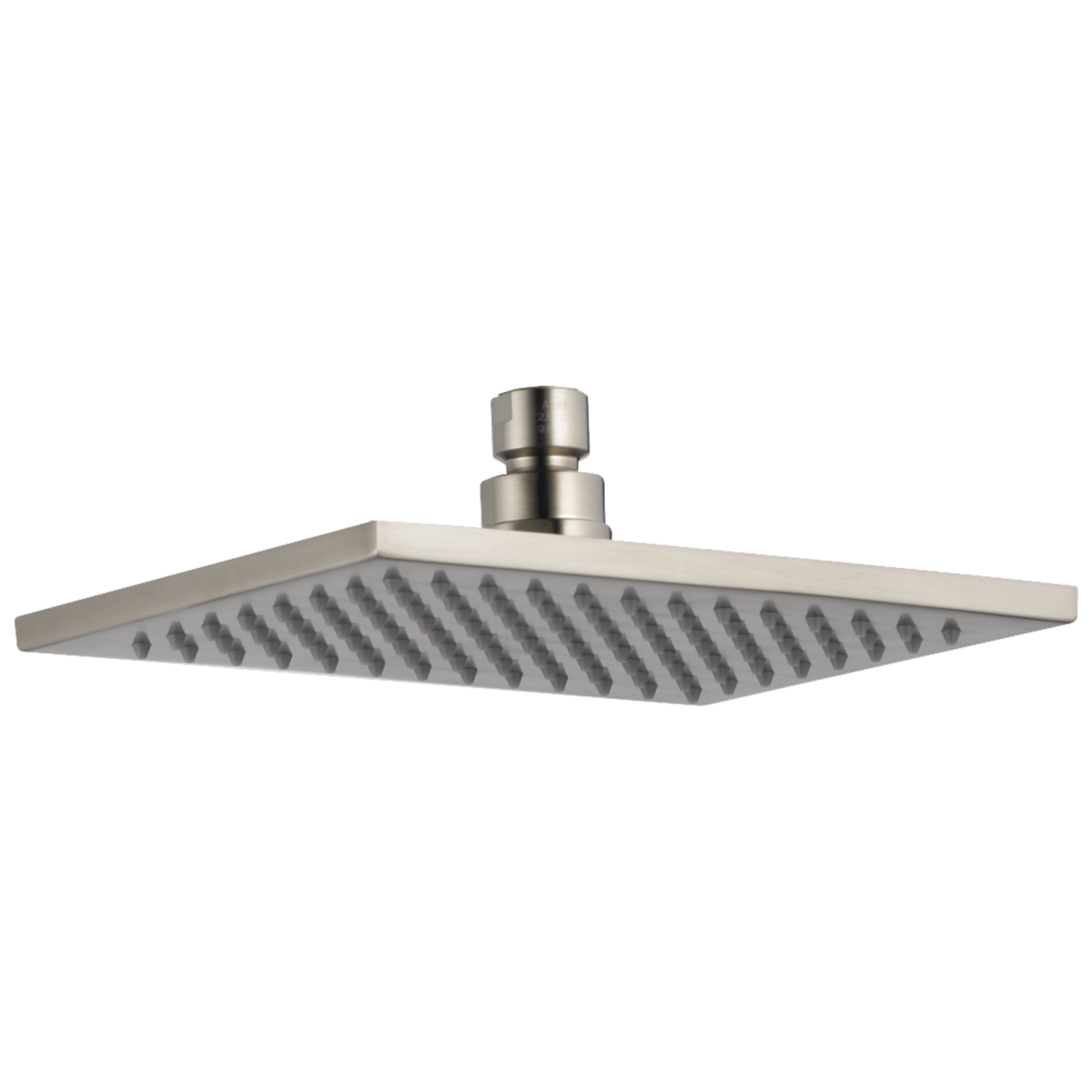DELTA Universal Showering Components Single-Setting Raincan Shower Head — Lumicoat® Stainless