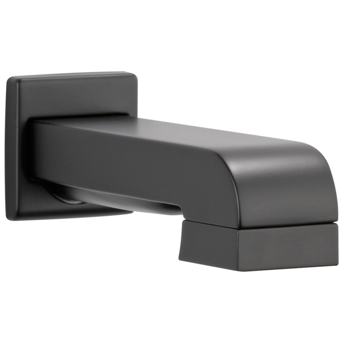 BRIZO Siderna Tub Spout/Pull-down Diverter Assembly — Matte Black