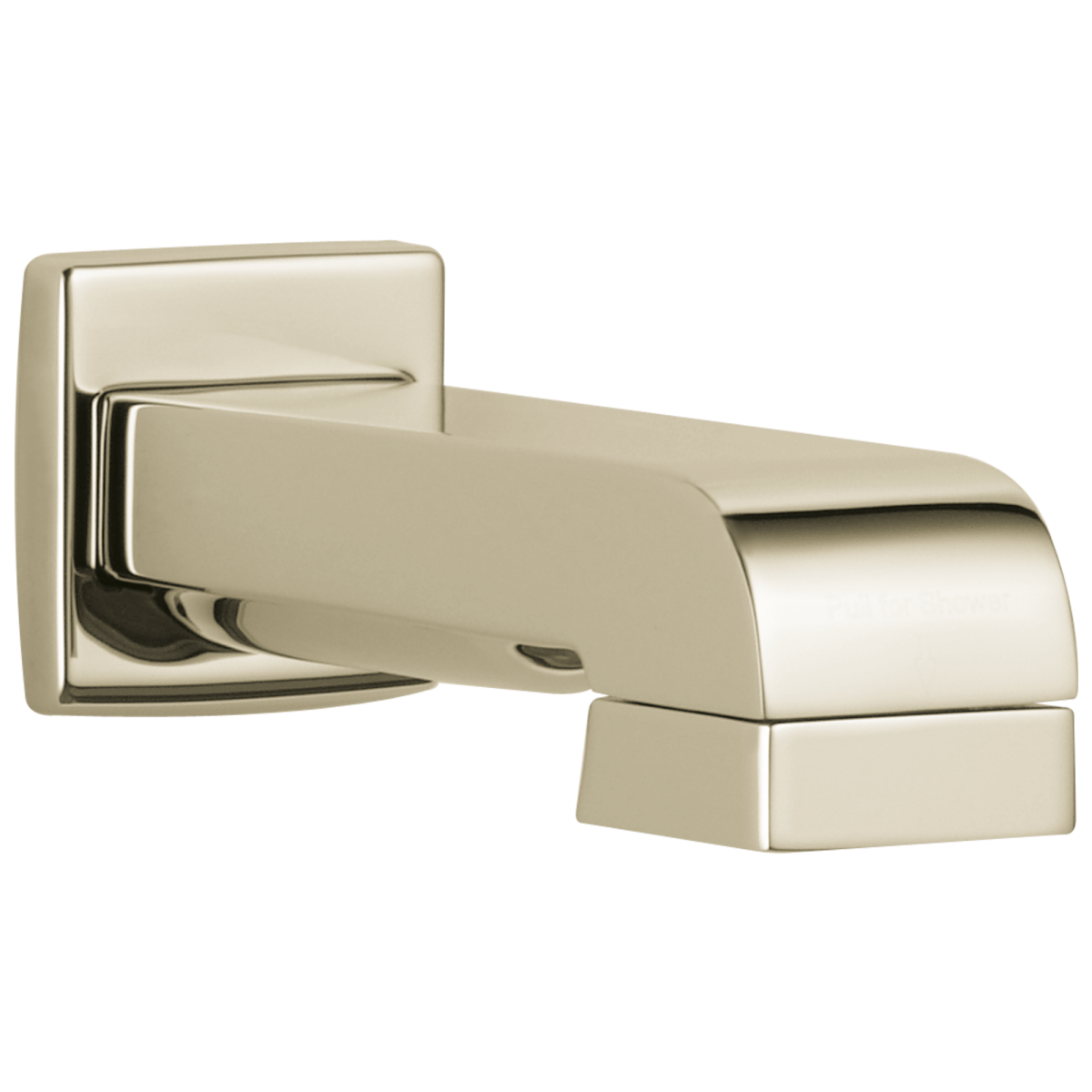 BRIZO Frank Lloyd Wright Diverter Tub Spout — Polished Nickel