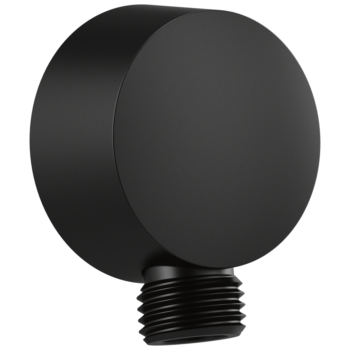 BRIZO Essential Shower Handshower Wall Elbow And Gasket — Matte Black