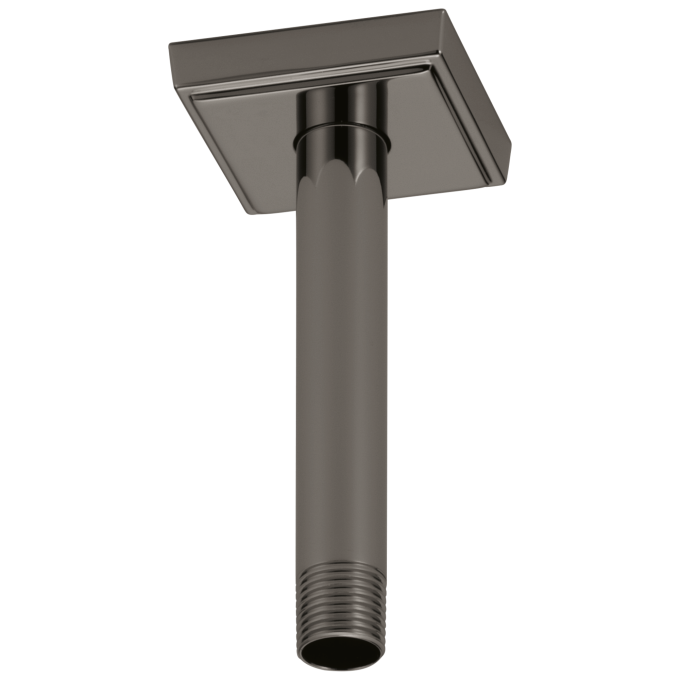 BRIZO Allaria 6" Ceiling Mount Shower Arm And Flange — Brilliance Black Onyx