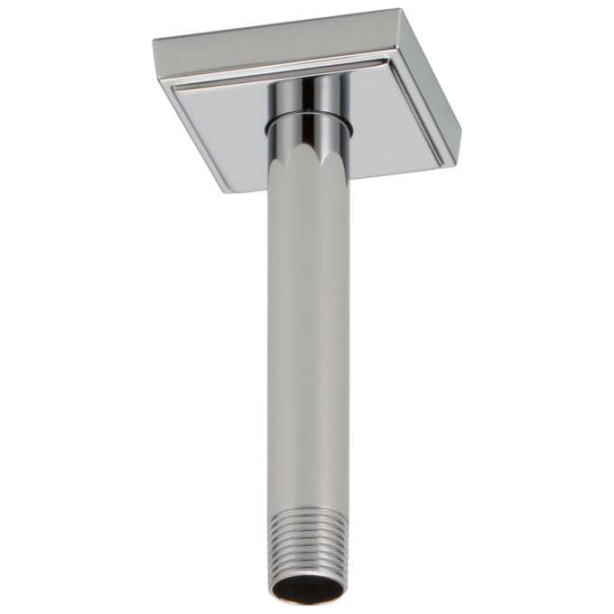 BRIZO Essential Shower 6" Ceiling Mount Shower Arm And Square Flange — Chrome
