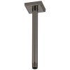 BRIZO Allaria 10" Ceiling Mount Shower Arm And Flange — Brilliance Black Onyx