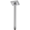 BRIZO Essential Shower 10" Ceiling Mount Shower Arm And Square Flange — Chrome
