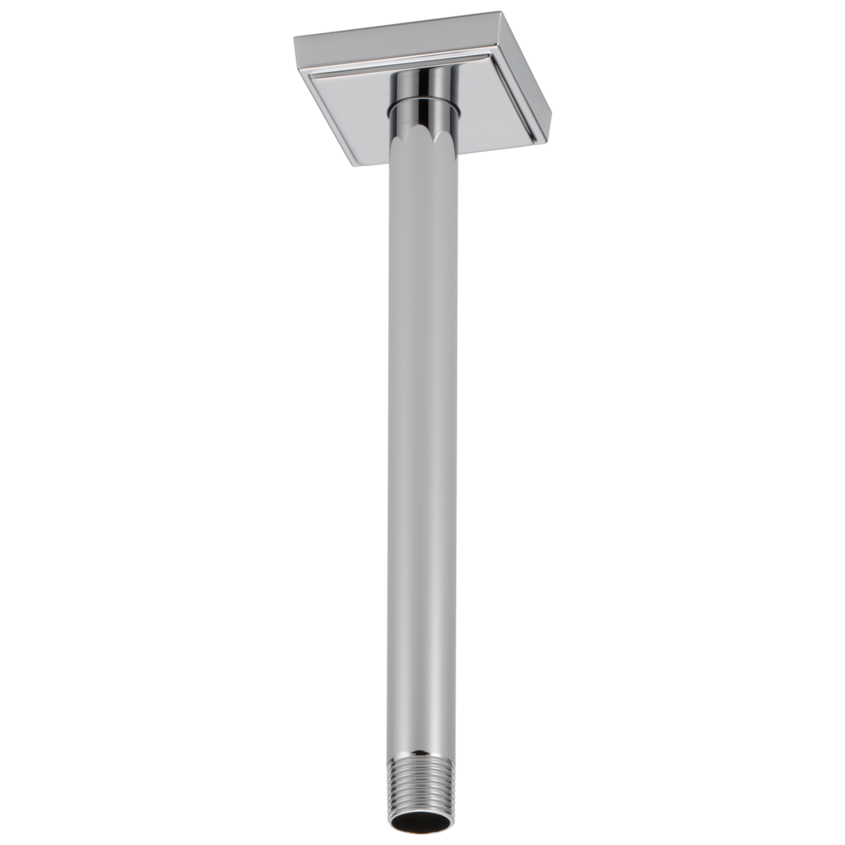 BRIZO Essential Shower 10" Ceiling Mount Shower Arm And Square Flange — Chrome