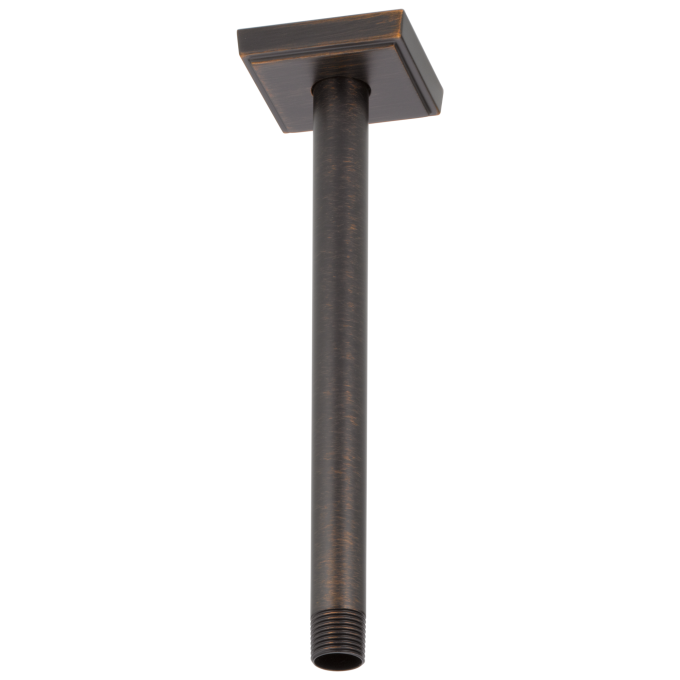 BRIZO Essential Shower 10" Ceiling Mount Shower Arm And Square Flange — Venetian Bronze