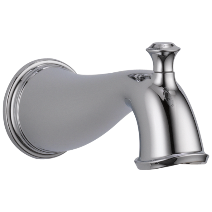 DELTA Cassidy Tub Spout Pull-Up Diverter — Matte Black