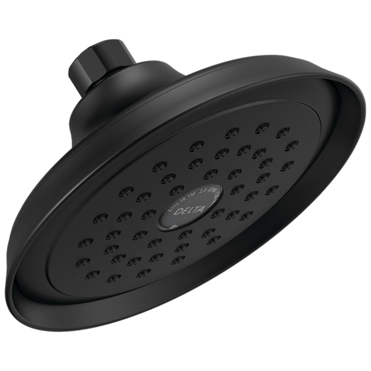 DELTA Silverton Shower Head 1.75 GPM 1-Setting — Matte Black