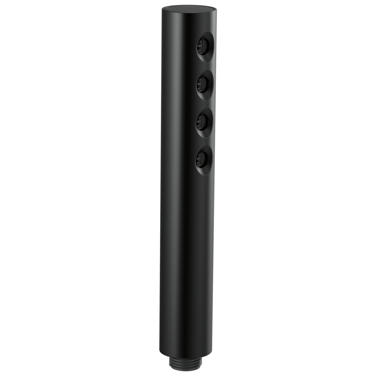 BRIZO Essential Shower Linear Round H2Okinetic Single Function Handshower — Matte Black