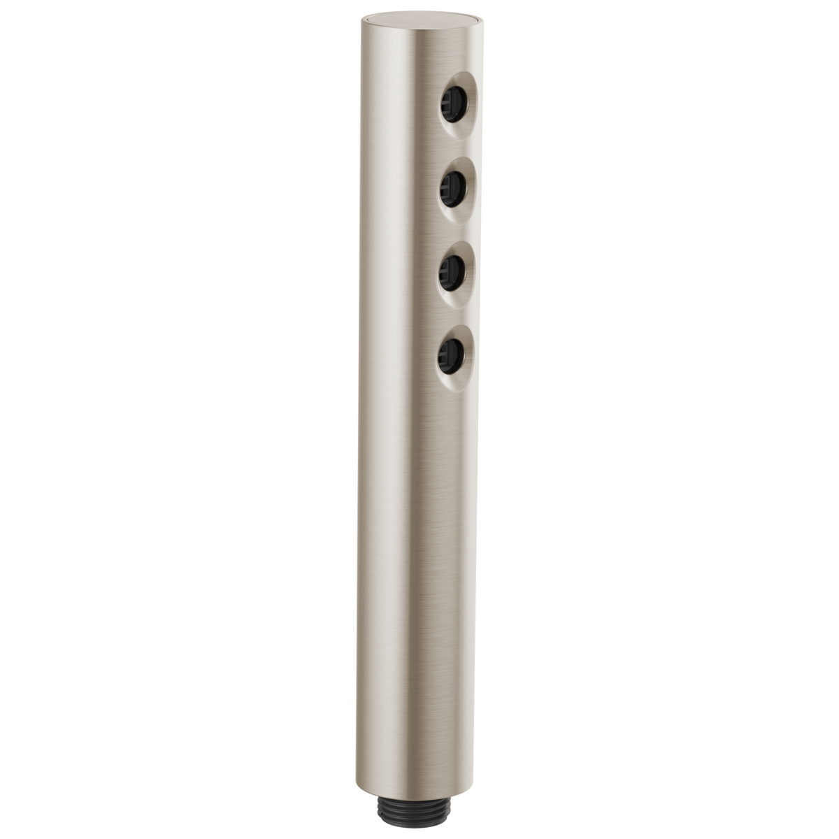 BRIZO Essential Shower Linear Round H2Okinetic Single Function Handshower — Brushed Nickel