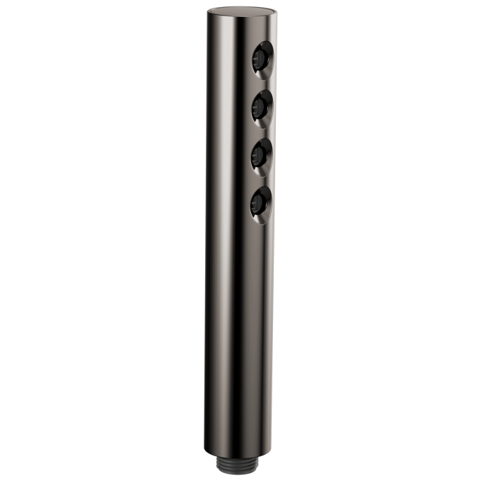 BRIZO Other Linear Round H2Okinetic Single Function Handshower — Brilliance Black Onyx