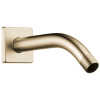 BRIZO Other 7" Linear Square Wall Mount Shower Arm And Flange — Luxe Gold