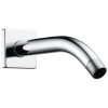 BRIZO Essential Shower 7" Linear Square Wall Mount Shower Arm And Flange — Chrome