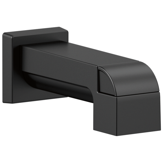 DELTA Ara Tub Spout - Pull-Up Diverter — Matte Black