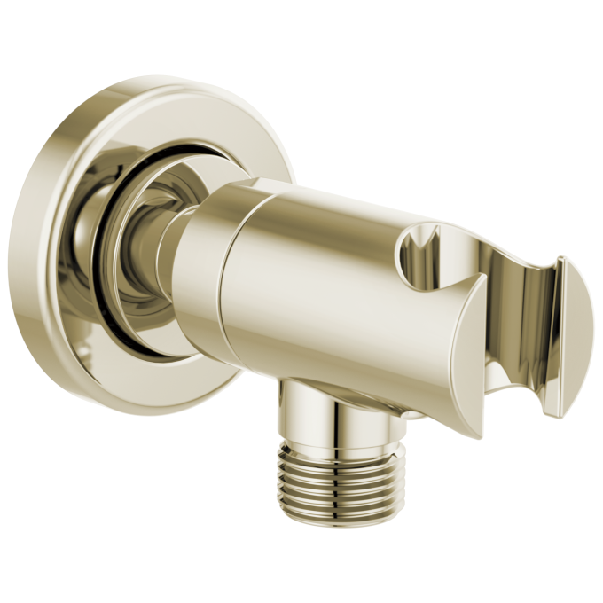 BRIZO Essential Shower Wall Mount Handshower Holder — Polished Nickel