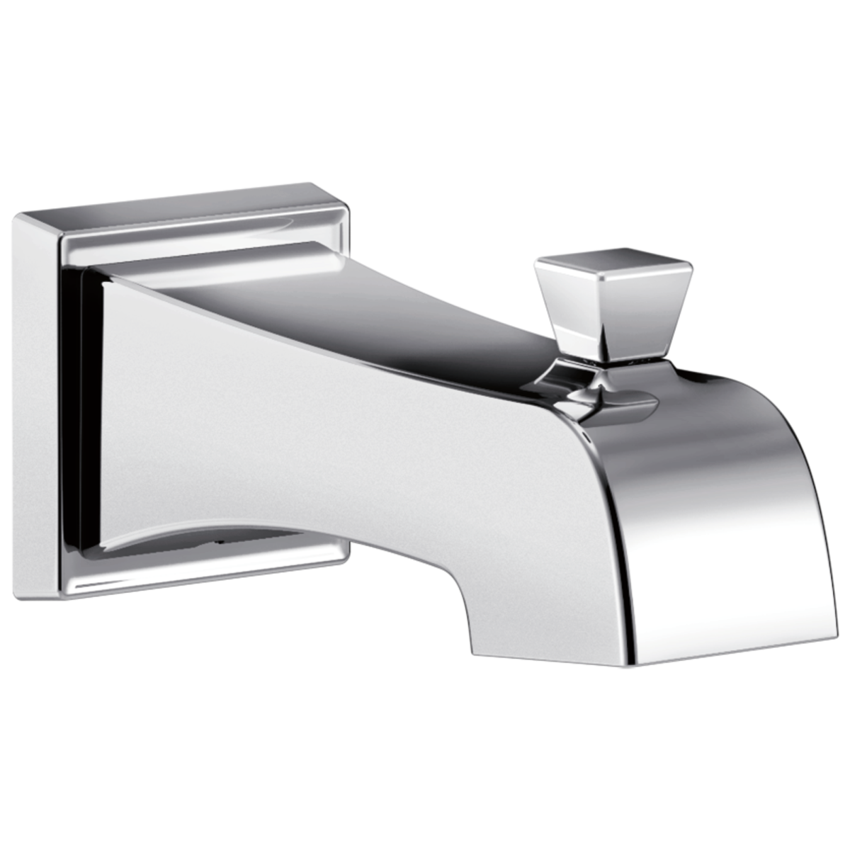 DELTA Flynn Tub Spout - Pull-Up Diverter — Chrome