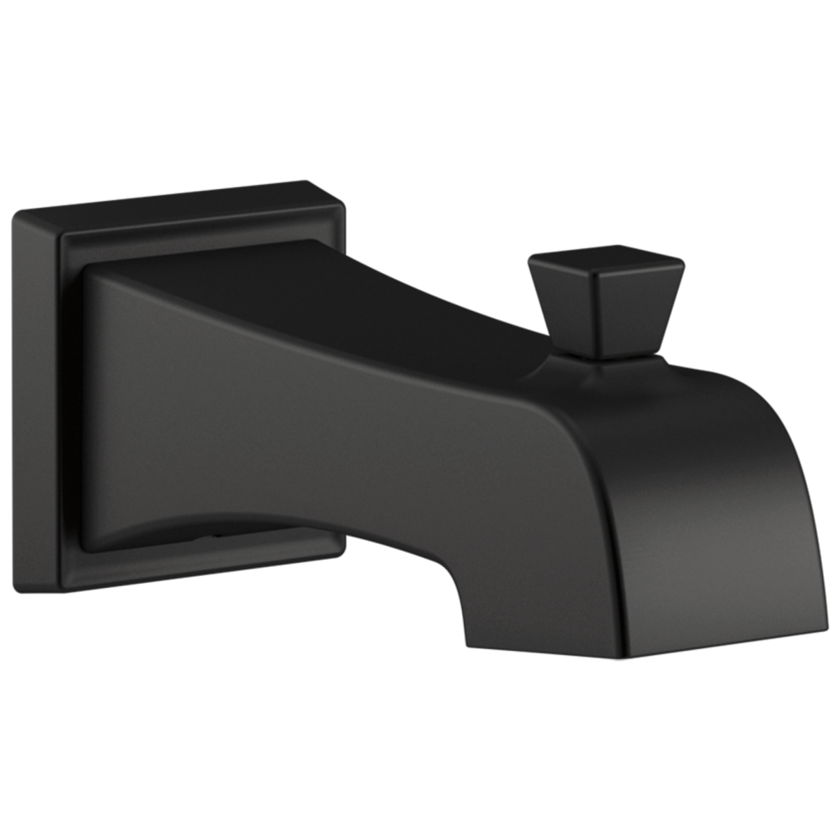 DELTA Ashlyn Tub Spout - Pull-Up Diverter — Matte Black