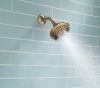DELTA Universal Showering Components 5-Setting Raincan Shower Head — Champagne Bronze