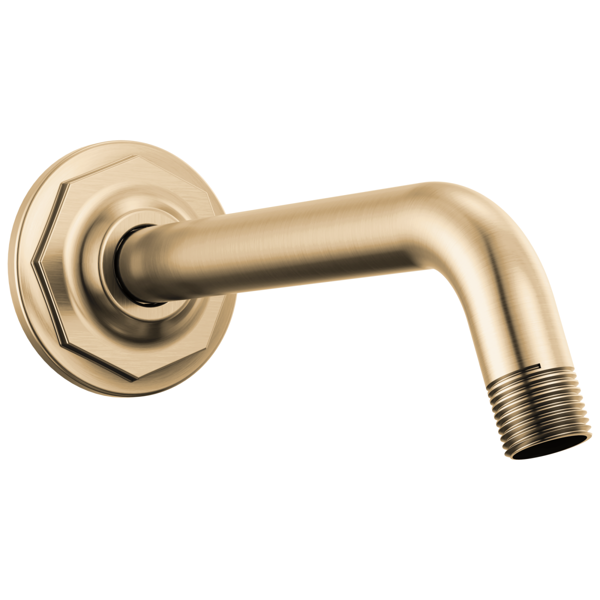 BRIZO Rook 7" Shower Arm & Flange — Luxe Gold