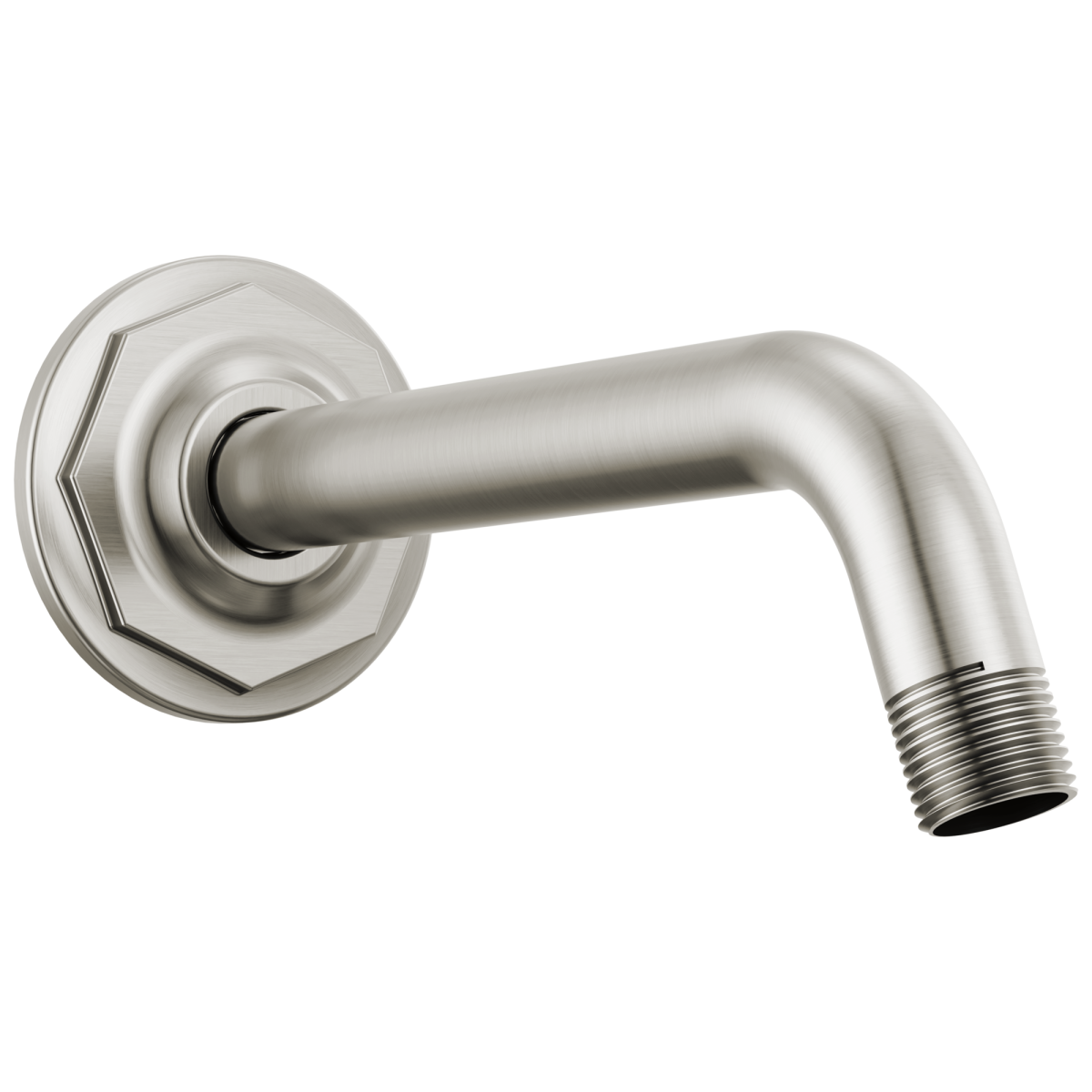 BRIZO Rook 7" Shower Arm & Flange — Luxe Nickel