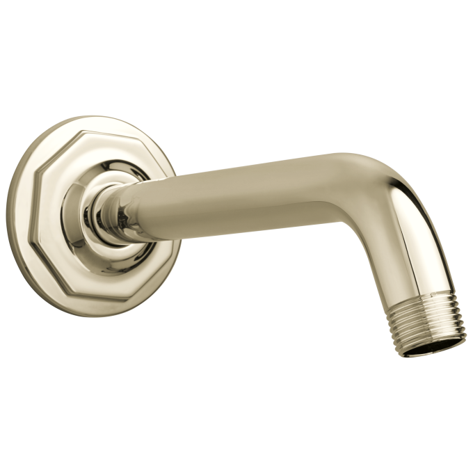 BRIZO Rook 7" Shower Arm & Flange — Polished Nickel