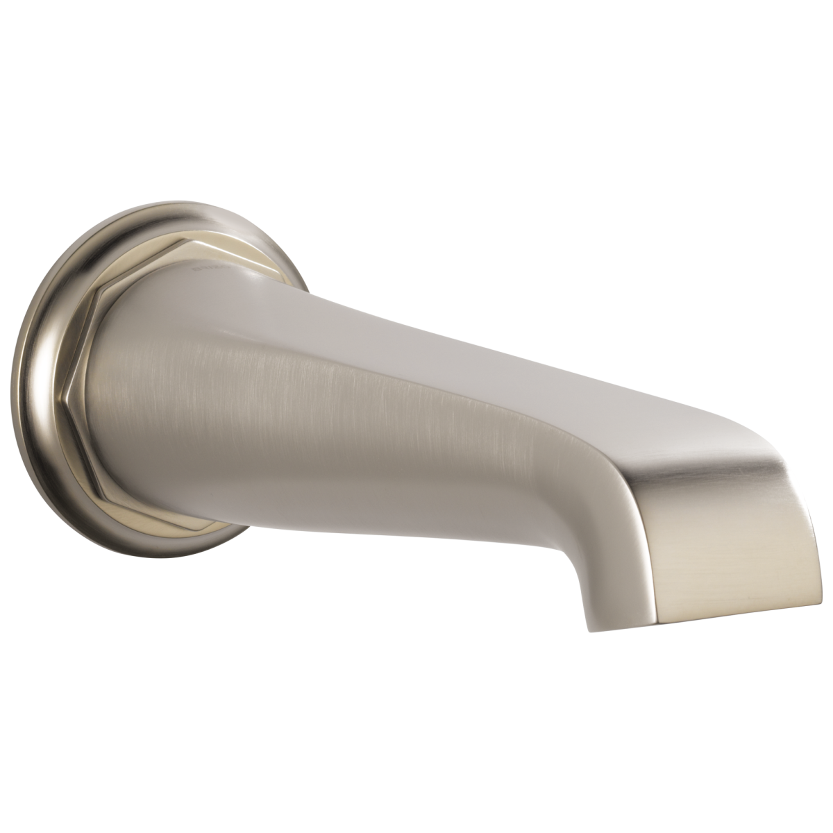 BRIZO Rook Non-Diverter Tub Spout — Luxe Nickel