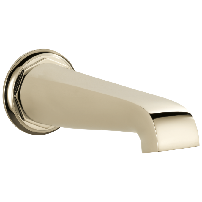 BRIZO Rook Non-Diverter Tub Spout — Polished Nickel