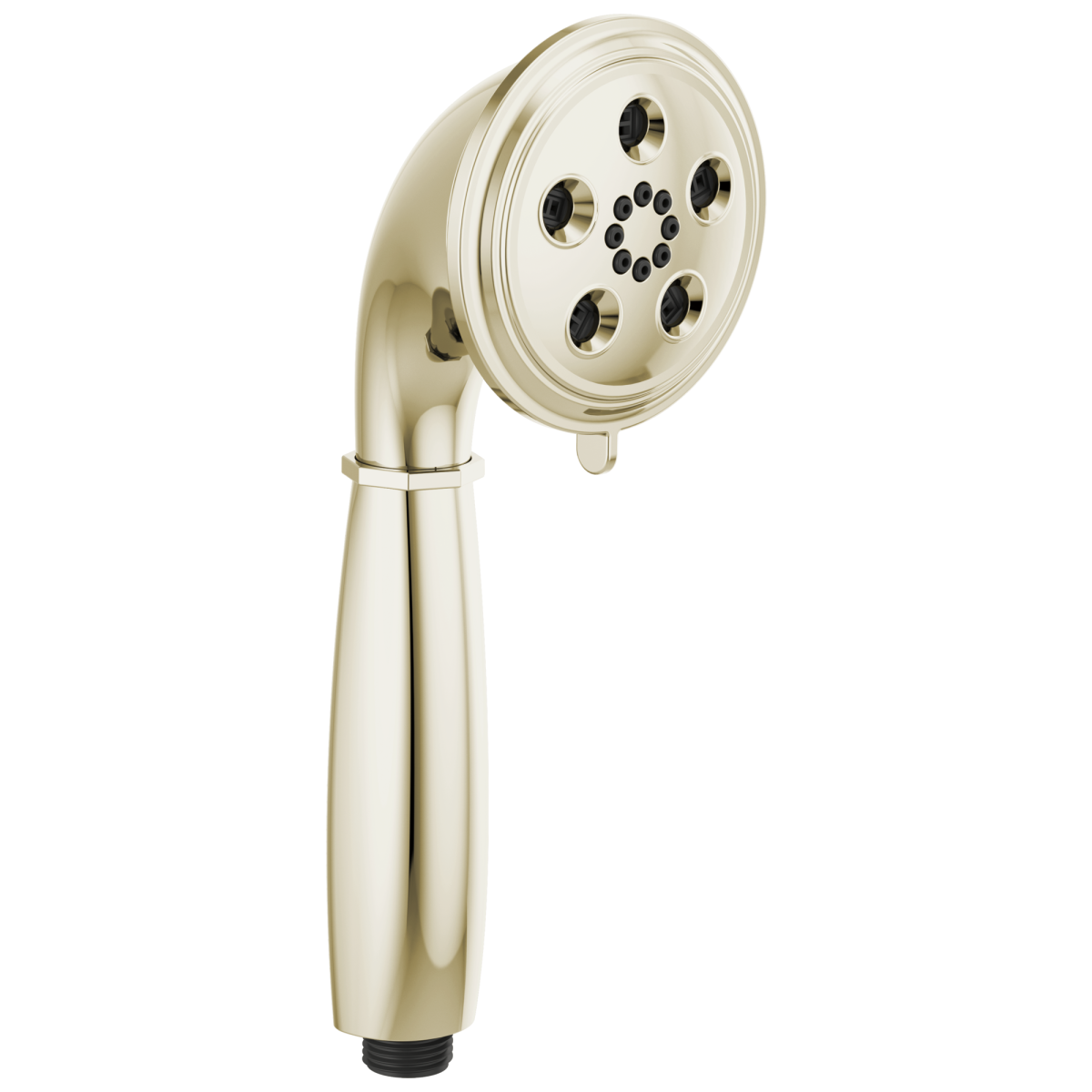 BRIZO Essential Shower Classic Round H2Okinetic Multi-Function Handshower — Polished Nickel