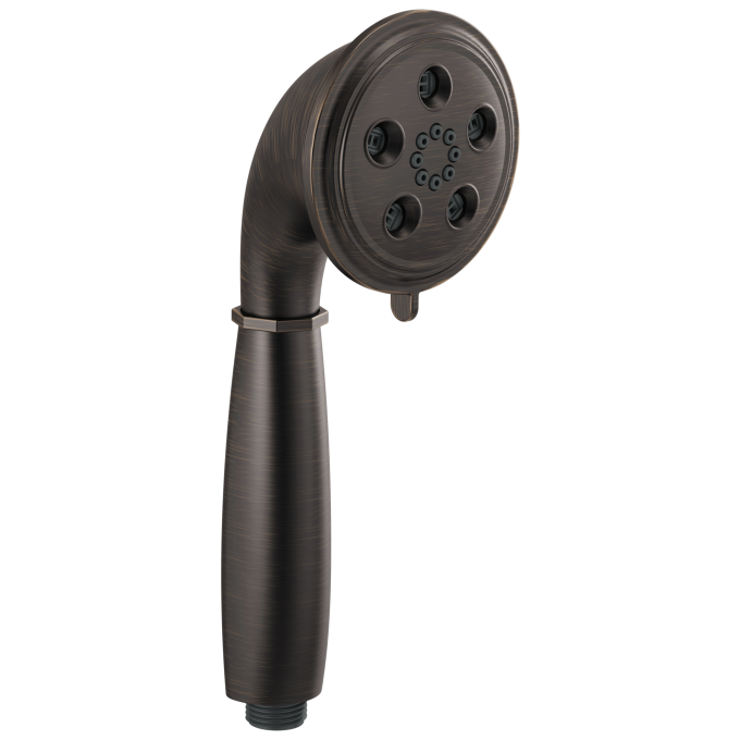 BRIZO Essential Shower Classic Round H2Okinetic Multi-Function Handshower — Venetian Bronze