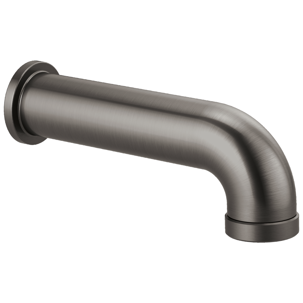 BRIZO Essential Shower Linear Round Diverter Tub Spout — Luxe Steel