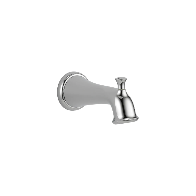 DELTA Linden Tub Spout - Pull-Up Diverter — Chrome