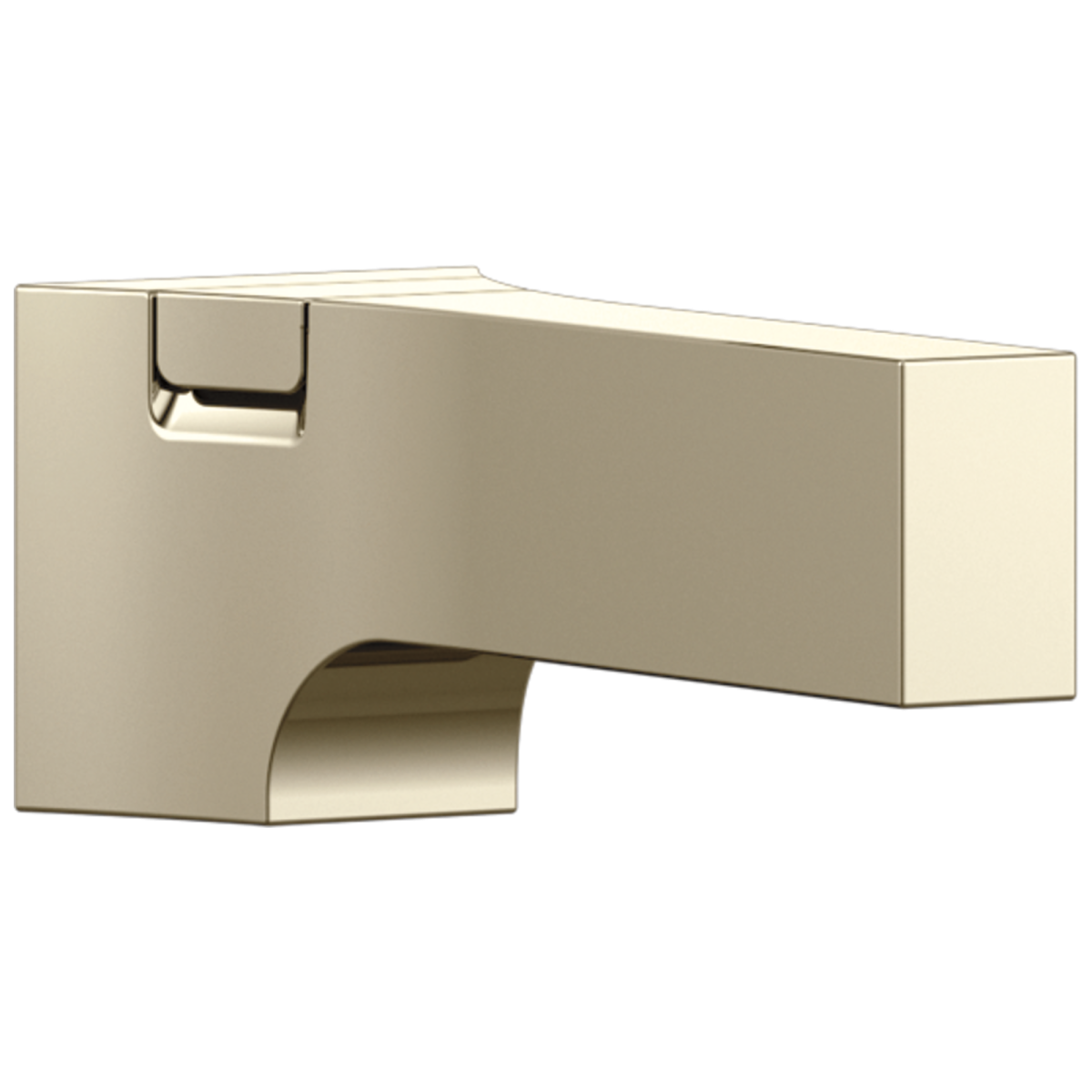 DELTA Zura Tub Spout - Pull-Up Diverter — Polished Nickel