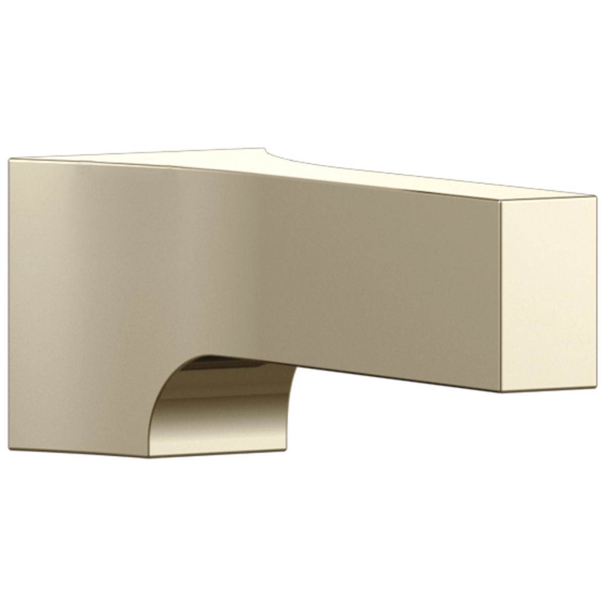 DELTA Zura Tub Spout - Non-Diverter — Polished Nickel