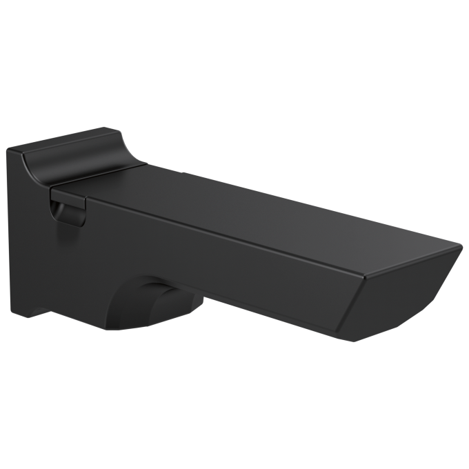 DELTA Pivotal Tub Spout - Pull-Up Diverter — Matte Black