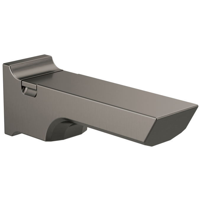 DELTA Pivotal Tub Spout - Pull-up Diverter — Lumicoat® Black Stainless